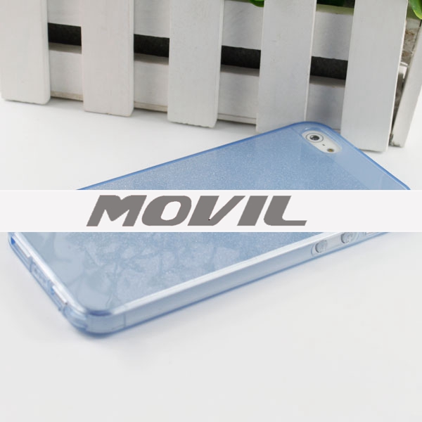 NP-1871 Brillante polvo funda para iphone 5-1